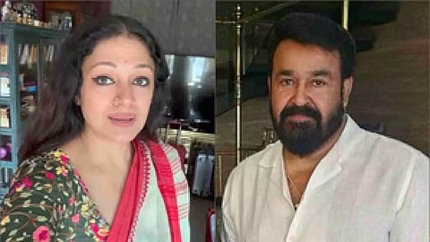 Shobana and Mohanlal (Photo/IANS)