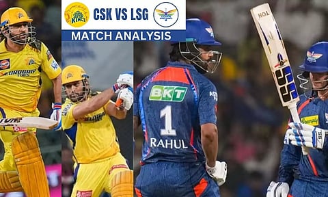 Visuals from CSK vs LSG match (PTI)