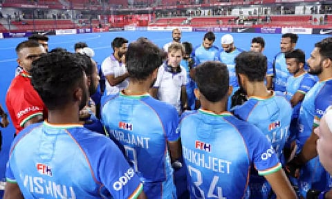 Indian Hockey Players (IANS)