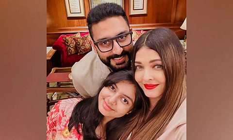 Abhishek Bachchan, Aishwarya Rai with daughter Aaradhya (ANI)