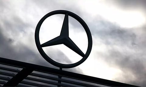 A logo of the Mercedes-Benz (Reuters)