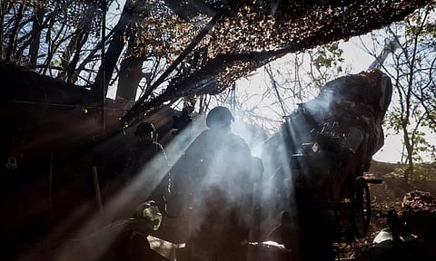 Britain announces surge of Ukraine support as Western backers meet to drum up arms, ammunition.