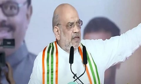 "Cradled Article 370 like a baby for 70 years": Amit Shah tears into Cong over handling of J-K issue (ANI)