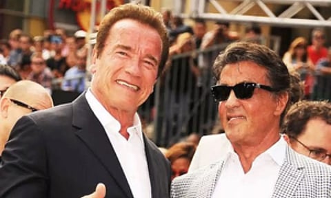 Arnold Schwarzenegger and Sylvester Stallone (IANS)