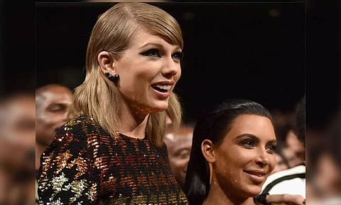 Taylor Swift and Kim Kardashian (ANI)