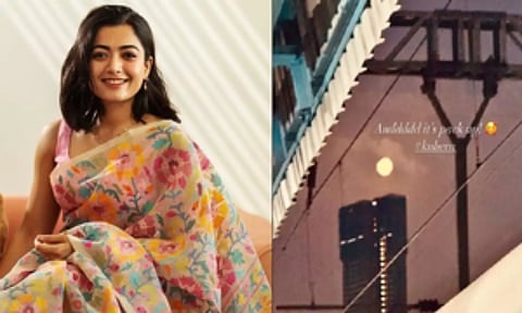 Rashmika Mandanna shares kubera a instagram story from the sets of movie Kubera (IANS)