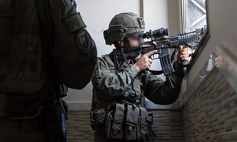 Israeli soldiers in the Gaza Strip (ANI)