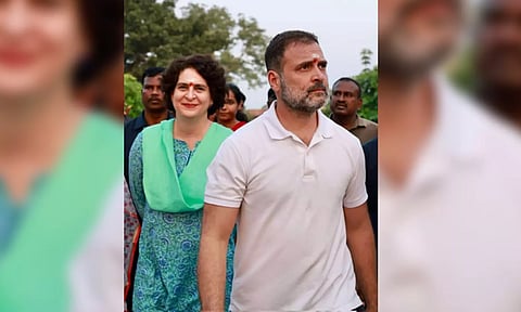 &nbsp;Congress leaders Rahul Gandhi and Priyanka Gandhi (IANS)&nbsp;