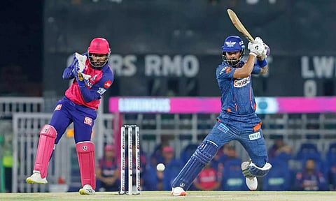 RR Rocked as Rahul, Hooda Power LSG to an Imposing 196/5