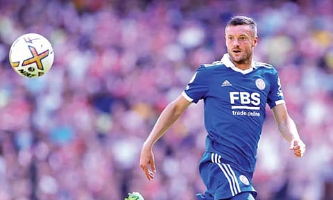 Jamie Vardy has been part of two promotions with Leicester