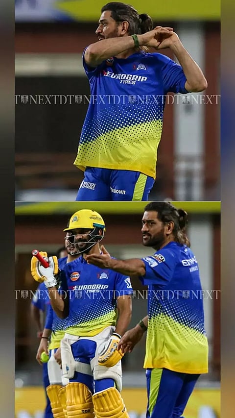 Chennai and Hyderabad players captured during a practice session at Chepauk.