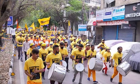 Walk for Kejriwal: AAP organises rally amidst Chief Minister's legal woes