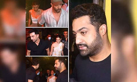 &nbsp;NTR Jr, Hrithik Roshan, Ranbir Kapoor, Alia Bhatt, Karan Johar (IANS)