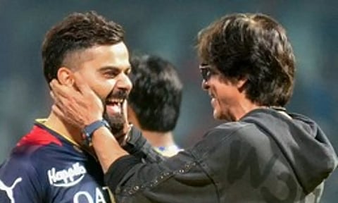 Virat Kohli is like a ‘Daamad’ to our Bollywood fraternity, says Shah Rukh Khan(IANS)