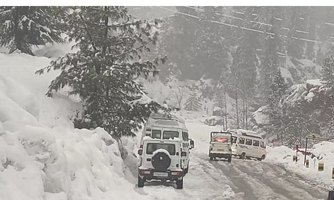 Atal Tunnel open for traffic movement after snow clearance operations(ANI)