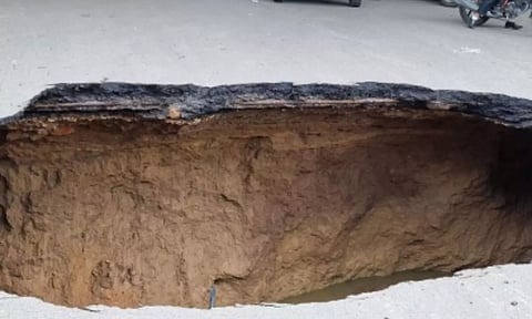 Collapsed Motorway (IANS)