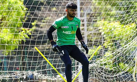 Chennaiyin FC goalkeeper Samik Mitra (ANI)