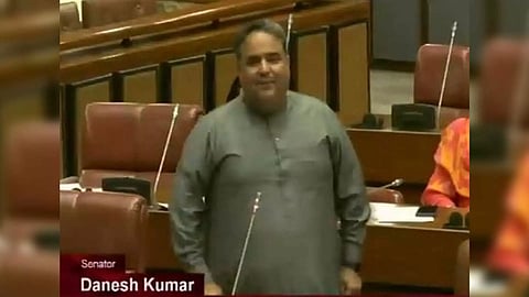 Pakistan Hindu Senator, Danesh Kumar Palyani (Photo/X @palyani)