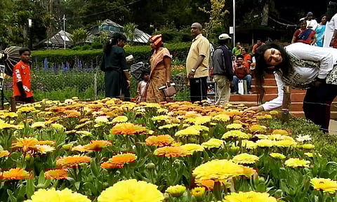 Tourists rejoice at Bryant Park in Kodaikanal
