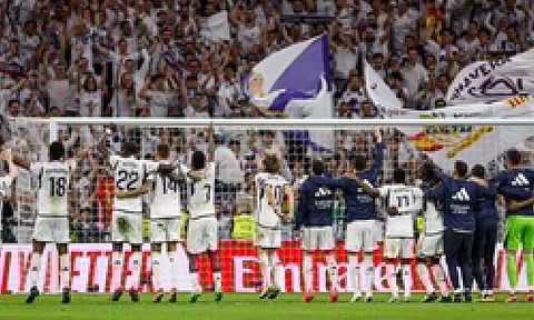 Real Madrid players (IANS)