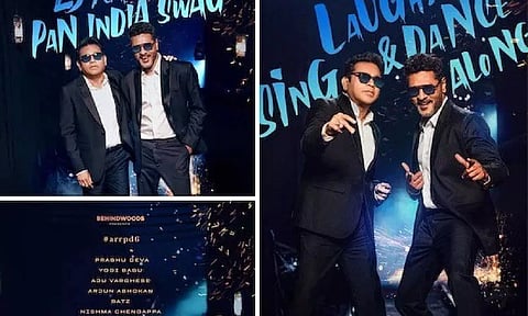 AR Rahman and Prabhu Deva starts shooting for #ARRPD6