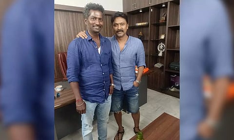 Actor Krishna with Durai Saravanan