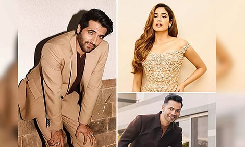 Actors Akshay Oberoi, Varun Dhawan and Janhvi Kapoor (Instagram)