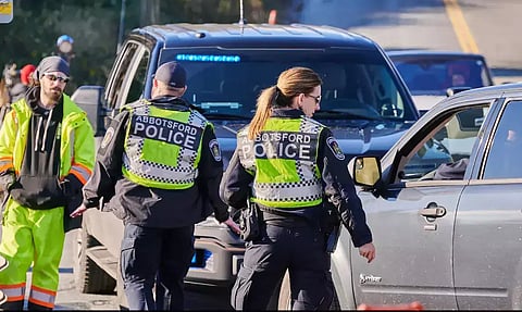 Visual from the spot (Photo: facebook.com/AbbyPoliceDept)