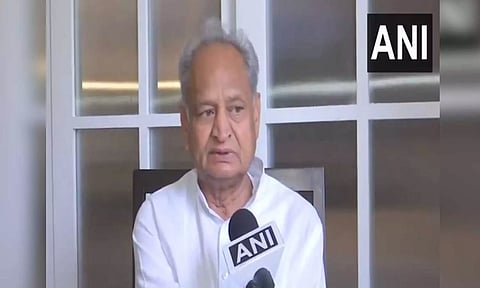 Former Rajasthan CM and Congress leader Ashok Gehlot (ANI)