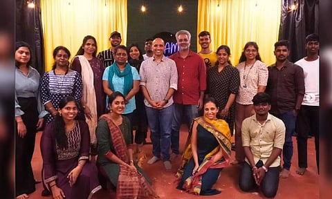 Still from the last session of Voice Culture and Vocal Harmony workshop