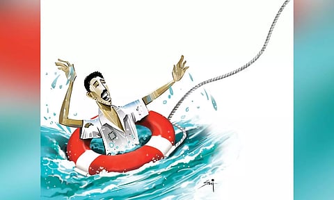 Fisherman drowned in sea off Thiruvottiyur (Illustration: Saai)&nbsp;