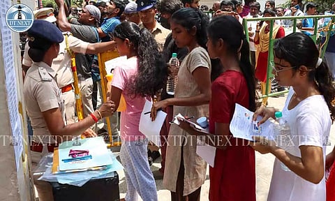 Students appearing for NEET exam (Photo credit: Hemanathan M)