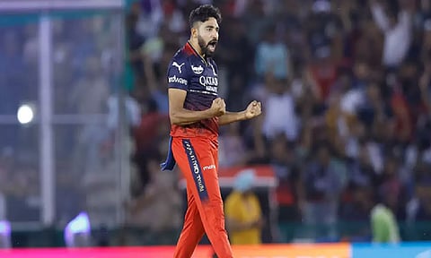 Royal Challengers Bangalore pacer Mohammed Siraj (ANI)