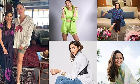 Bollywood celebrities(  Farah Khan, Huma Qureshi, Deepika Padukone, Kareena Kapoor, Alia Bhatt)(@Instagaram)