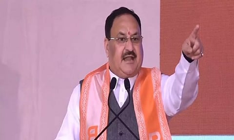 BJP president JP Nadda. (ANI)