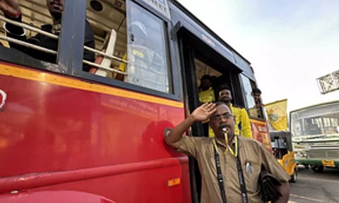 A MTC conductor with the CSK whistle (IANS)
