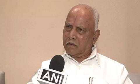 Former Karnataka Chief Minister BS Yediyurappa (ANI)