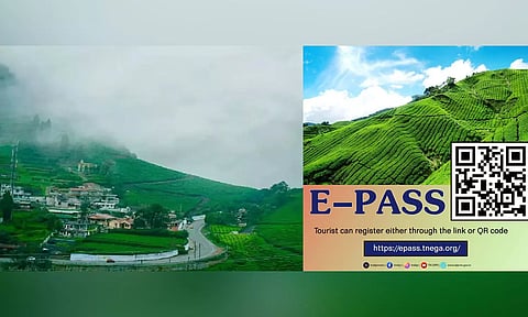 Visuals from the Hill Station; Scanner code of E-pass registration