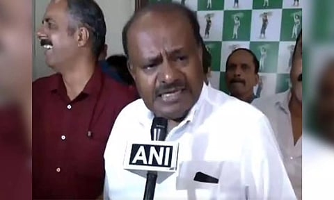 Former Karnataka CM and JD(S) leader HD Kumaraswamy (ANI)