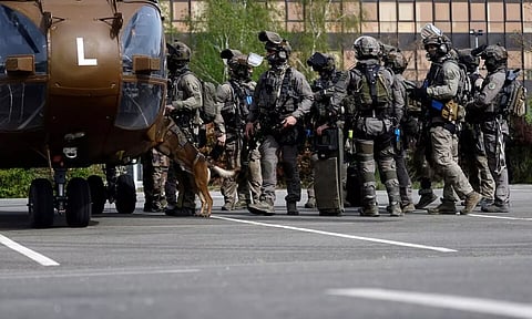 &nbsp;Gendarmes of the French National Gendarmerie Intervention Group (GIGN)(Image: Reuters)