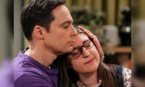 Jim Parsons, Mayim Bialik as Sheldon, Amy from 'The Big Bang Theory' (Instagram)