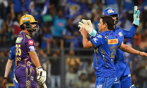 &nbsp;Kolkata Knight Riders’ (KKR) (VS) Mumbai Indians (MI)(Image: IANS)