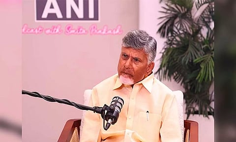 TDP chief and former Andhra CM N Chandrababu Naidu (ANI)