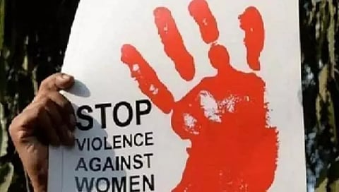Image from a protest against gender violence used for representational purposes only. (PTI File Photo)
