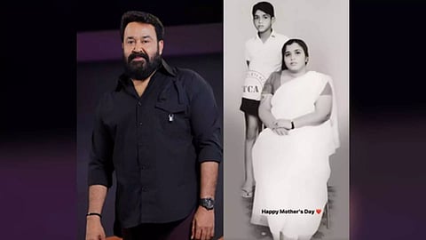 Mohanlal with his mother (Photo/X)