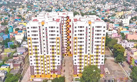 840 flats constructed at a cost of Rs 11 crore in Kolathur