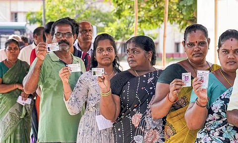 Andhra Pradesh records 9.05% voter turnout in LS elections, 9.21% in Assembly polls at 9 am