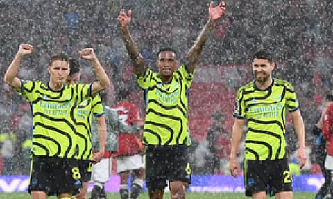 Arsenal players&nbsp;