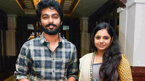 GV Prakash Kumar and his wife Saindhavi