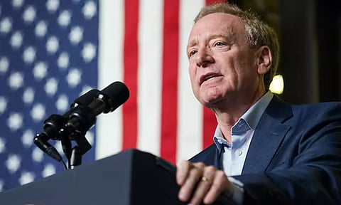 Brad Smith, vice chair and president of Microsoft (Image: Reuters)